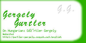 gergely gurtler business card